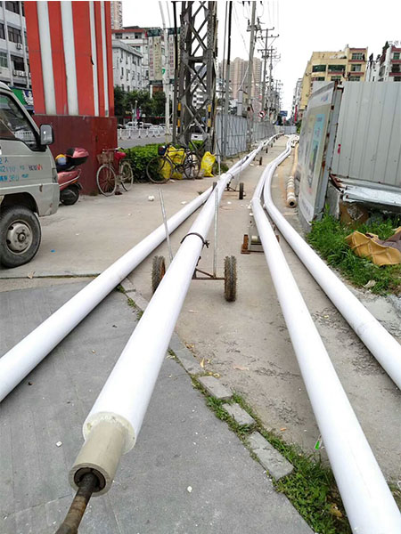 發泡保溫管施工案例 發泡保溫管施工案例